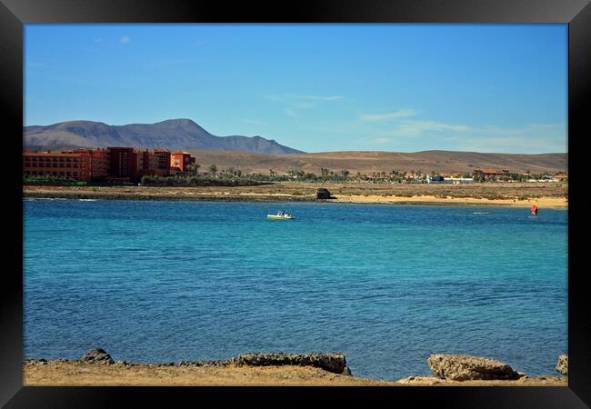 Fuerteventura, Spain Framed Print by chris smith