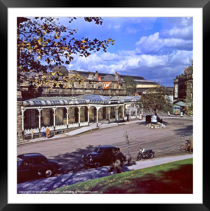 Buxton in the 1950's Framed Mounted Print by geoff shoults