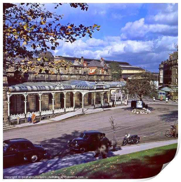 Buxton in the 1950's Print by geoff shoults