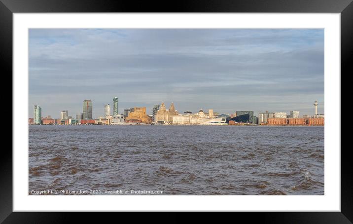 Liverpool Waterfront  Framed Mounted Print by Phil Longfoot