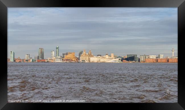 Liverpool Waterfront  Framed Print by Phil Longfoot