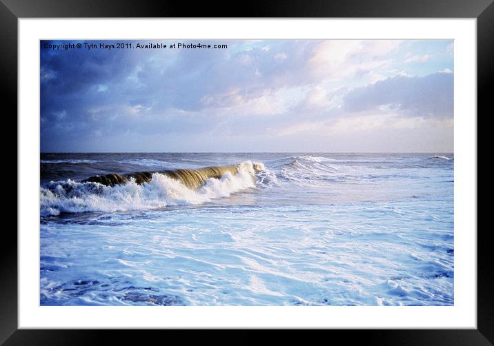 Happisburgh seascape Framed Mounted Print by Tytn Hays