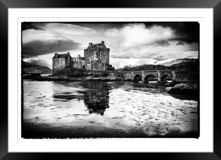 Eilean Donan Castle, Highlands, Scotland Framed Mounted Print by Dave Collins