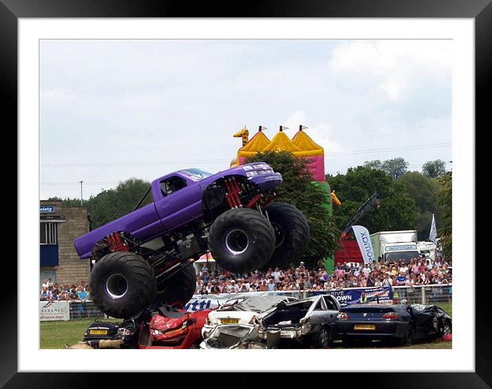 Monster Truck Framed Mounted Print by Mike Streeter