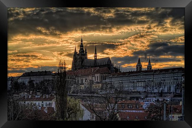 Prague castle Framed Print by Andy Wager