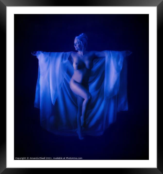 Art Nude Framed Mounted Print by Amanda Elwell