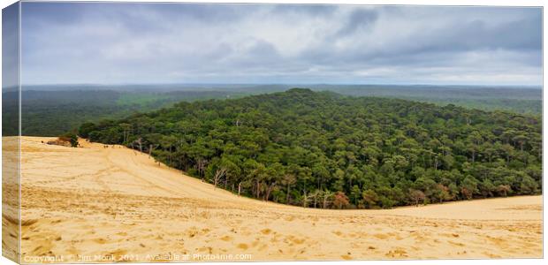 The Dune of Pilat Canvas Print by Jim Monk