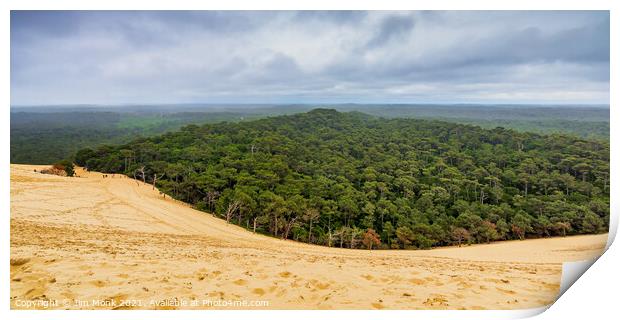 The Dune of Pilat Print by Jim Monk