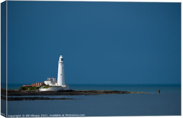 St. Mary's in the sun. Canvas Print by Bill Allsopp