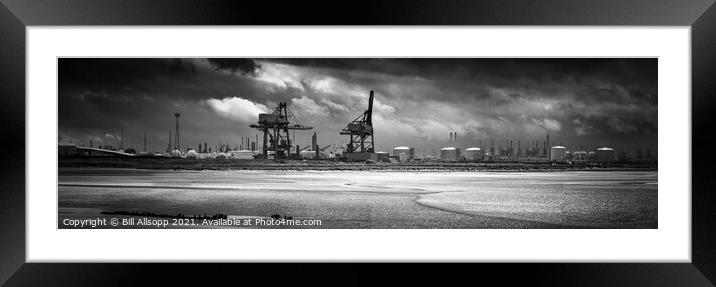 The Industrial North East. Framed Mounted Print by Bill Allsopp