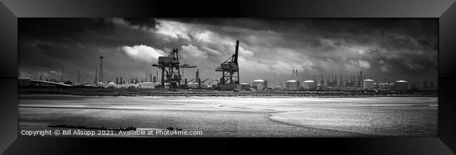 The Industrial North East. Framed Print by Bill Allsopp