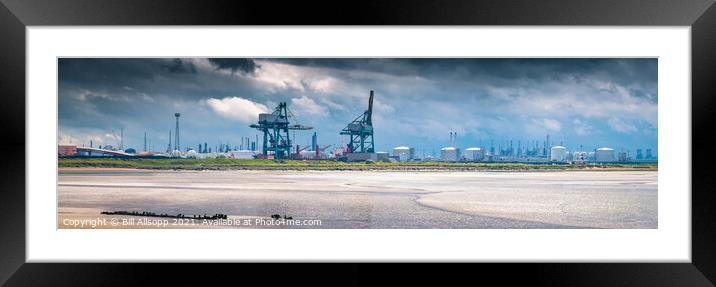The Industrial North East. Framed Mounted Print by Bill Allsopp