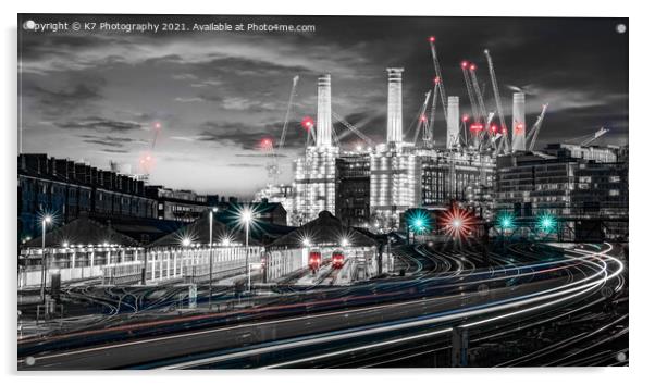 Illuminated London Landmark Acrylic by K7 Photography