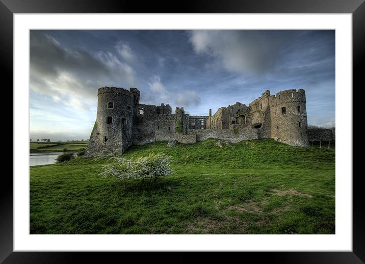 Carew Castle Framed Mounted Print by Steve Purnell