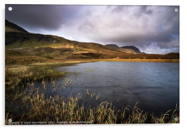 Loch Cuithir Acrylic by Daryl Peter Hutchinson