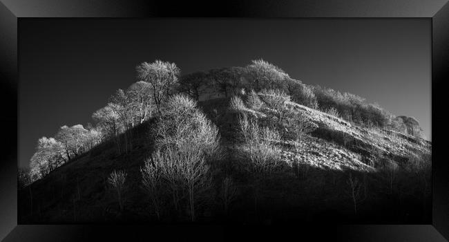 On the ridge line. Framed Print by Bill Allsopp