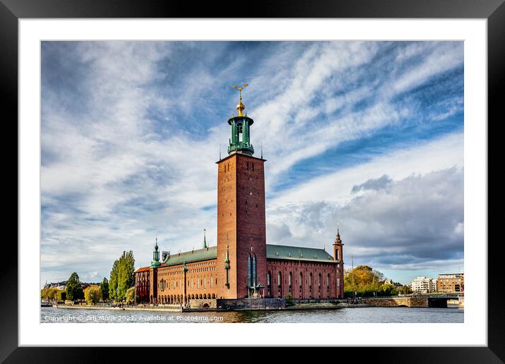Stockholm City Hall Framed Mounted Print by Jim Monk