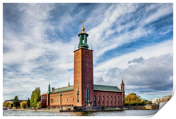 Stockholm City Hall Print by Jim Monk