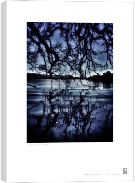 Chilly Trees (Loch Lomond [Scotland]) Canvas Print by Michael Angus