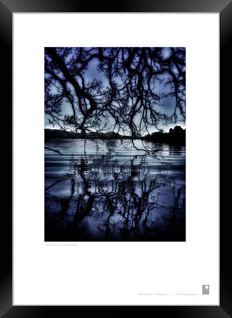 Chilly Trees (Loch Lomond [Scotland]) Framed Print by Michael Angus
