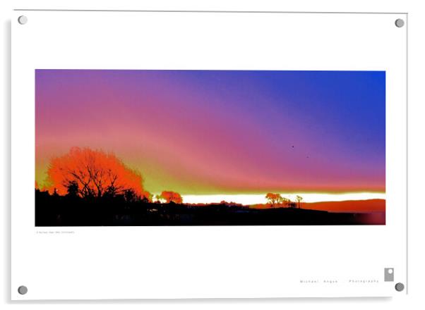 A Nuclear Dawn (Rhu [Scotland]) Acrylic by Michael Angus