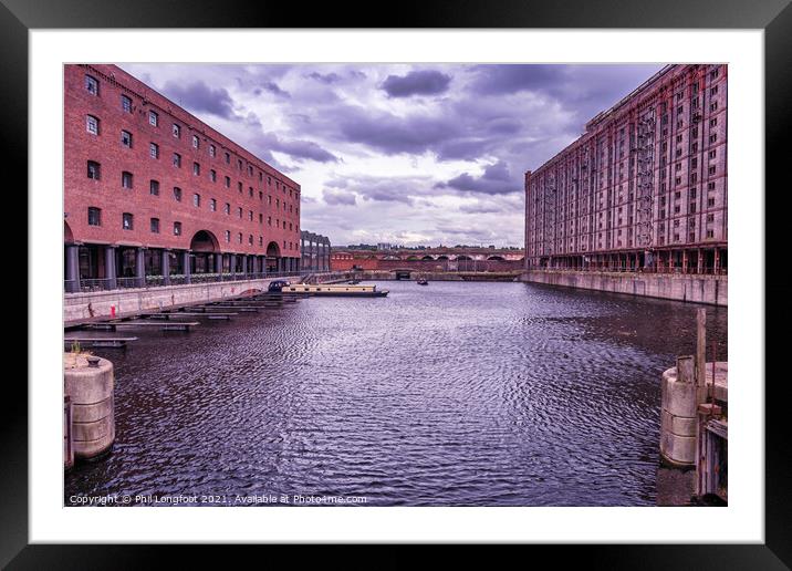 Stanley Dock Liverpool  Framed Mounted Print by Phil Longfoot