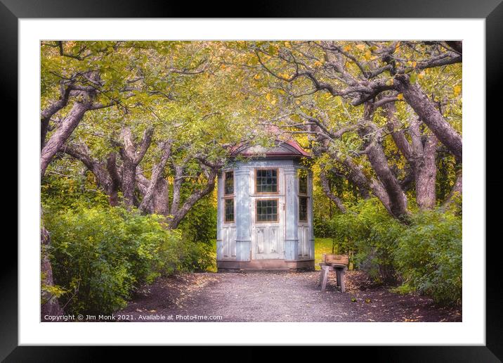 The Herb House Framed Mounted Print by Jim Monk