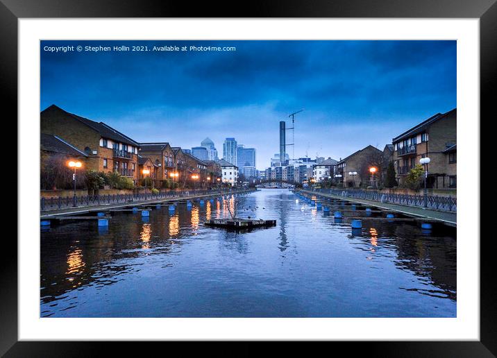 Serene Serenity Over the Industrial Jungle Framed Mounted Print by Stephen Hollin
