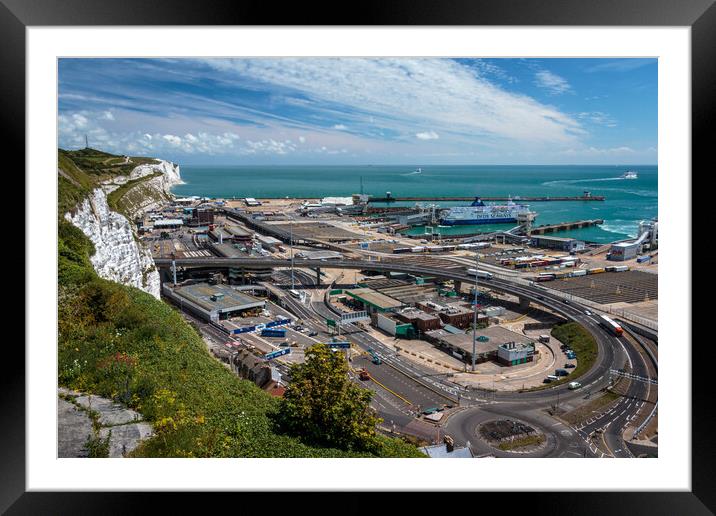 Majestic Dover Port Framed Mounted Print by Wendy Williams CPAGB