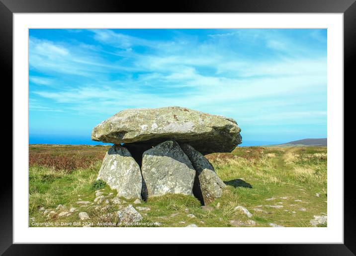 Quoit in Cornwall Framed Mounted Print by Dave Bell