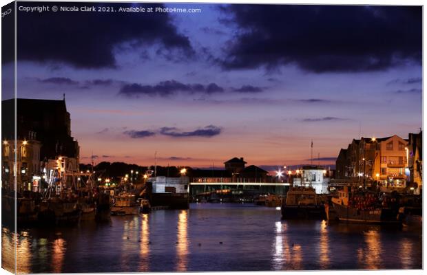 Majestic Twilight Skyline Canvas Print by Nicola Clark