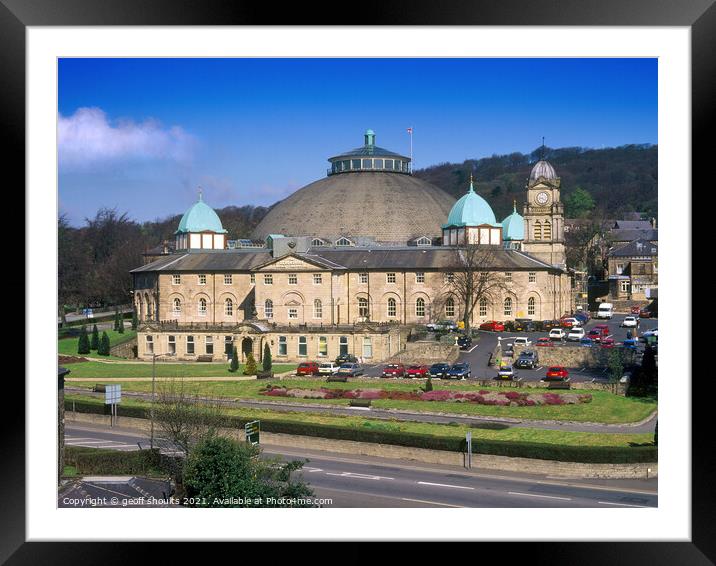 Devonshire Dome, Buxton Framed Mounted Print by geoff shoults