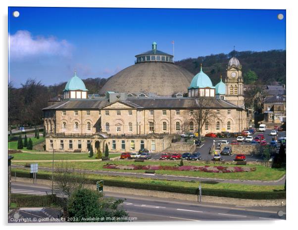 Devonshire Dome, Buxton Acrylic by geoff shoults