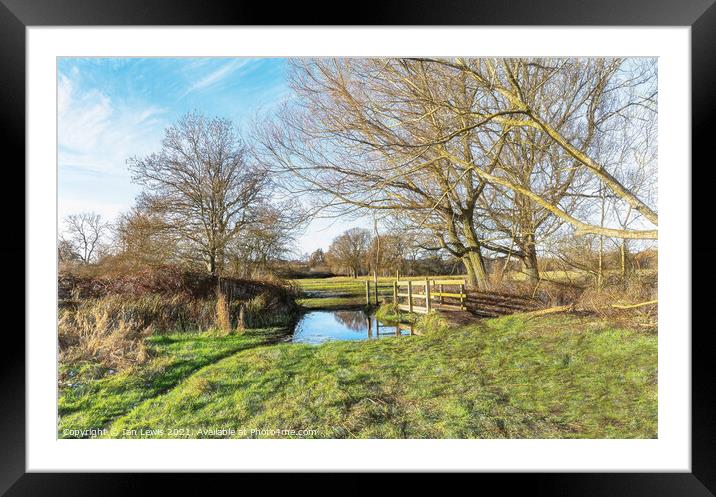 A Walk From Sulham To Tidmarsh Framed Mounted Print by Ian Lewis