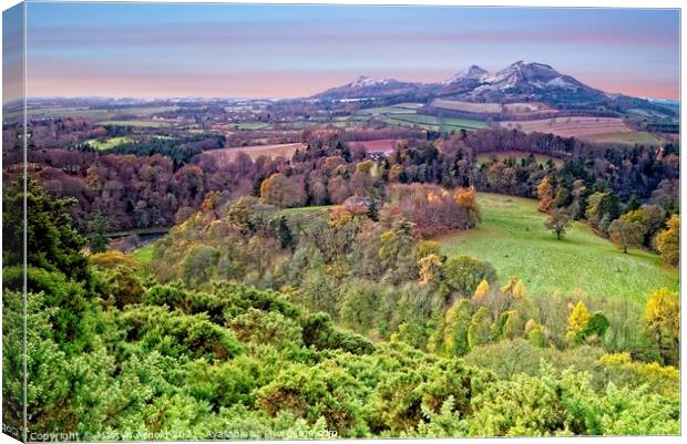 Scott's View, Melrose, Scottish Borders Canvas Print by Martyn Arnold