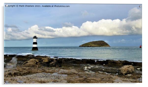 Penmon point Acrylic by Mark Chesters