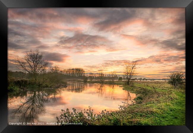 River Great Ouse Framed Print by Jim Key