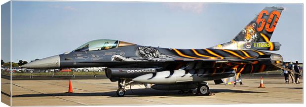 F16 NATO Tigermeet Canvas Print by Oxon Images