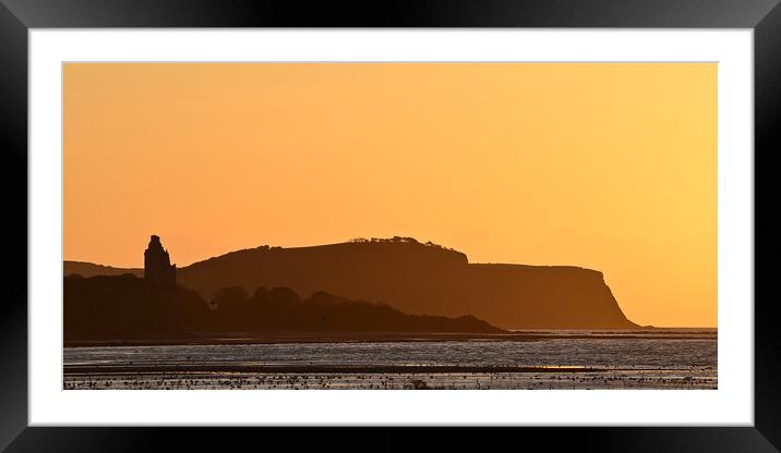 Greenan Castle and Heads of Ayr Framed Mounted Print by Allan Durward Photography