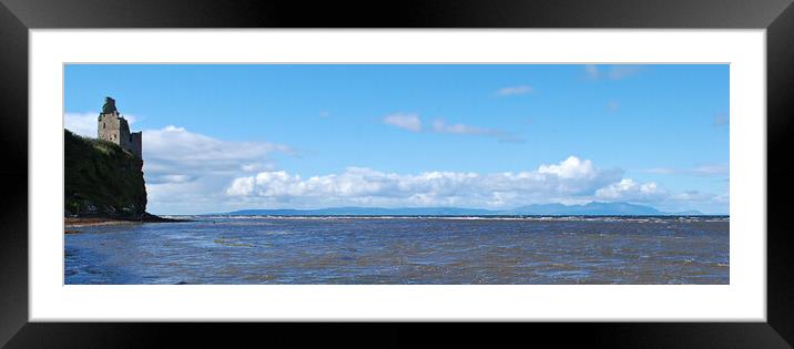 Greenan looking out to Arran Framed Mounted Print by Allan Durward Photography
