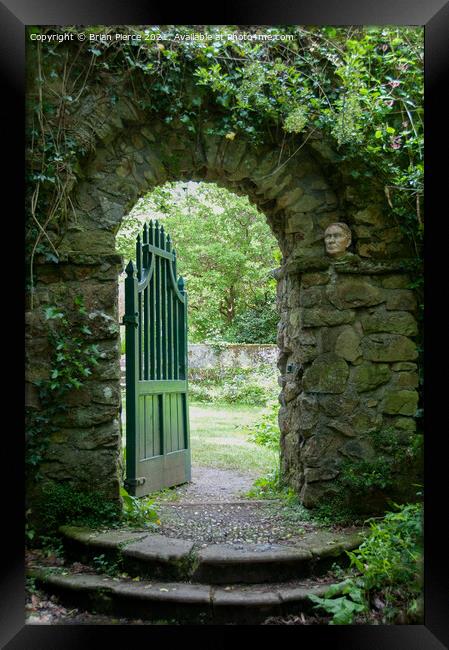 The Garden Gate Framed Print by Brian Pierce