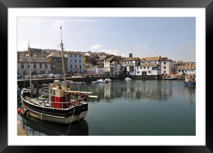 Falmouth Harbour Framed Mounted Print by Brian Pierce