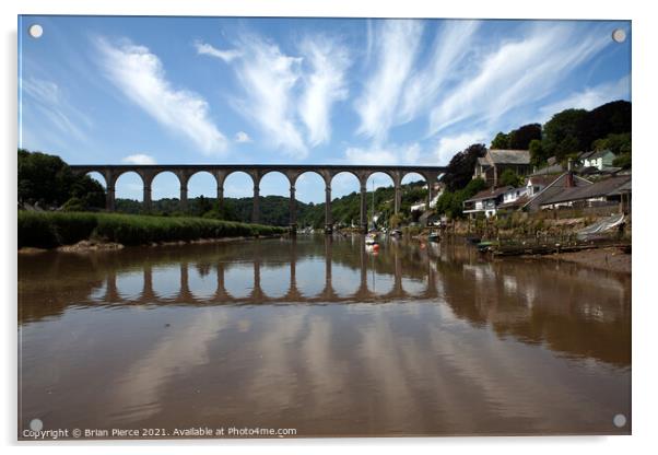 Calstock Viaduct Acrylic by Brian Pierce
