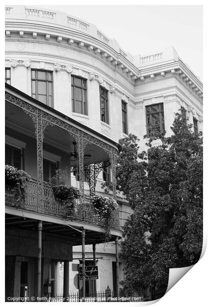 New Orleans Style Print by Beth Rodney