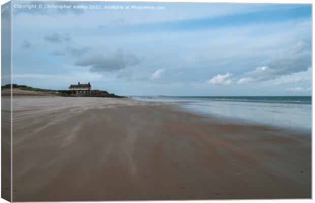 Brancaster beach Canvas Print by Christopher Keeley