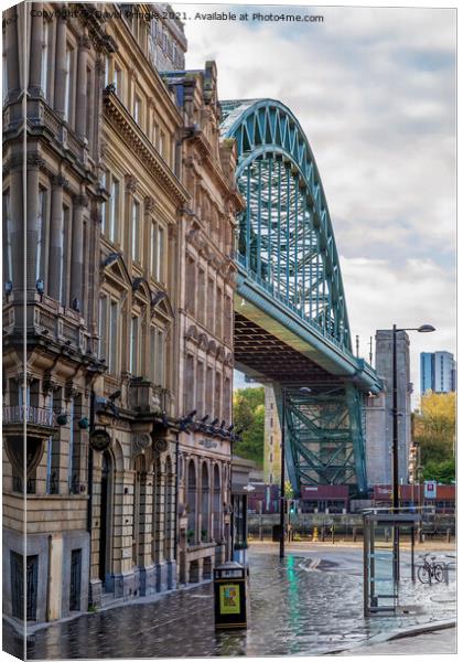 Tyne Bridge Newcastle Canvas Print by David Pringle
