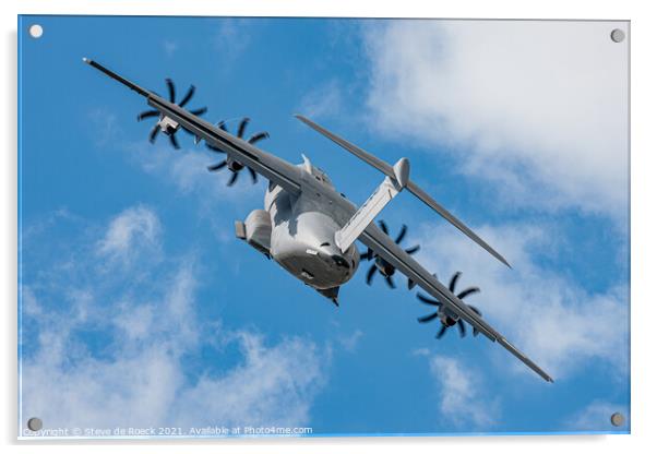 Airbus A400M Acrylic by Steve de Roeck