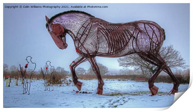 The Featherstone War Horse - 5 Print by Colin Williams Photography