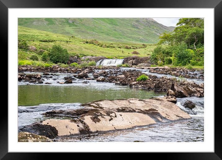 Aasleagh Falls, Leenane, Co Mayo, Ireland Framed Mounted Print by Dave Collins