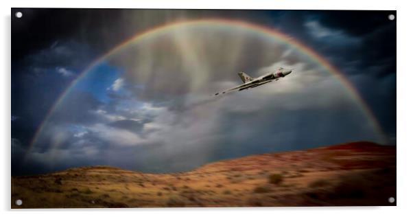 Vulcan Bomber Run In Acrylic by J Biggadike